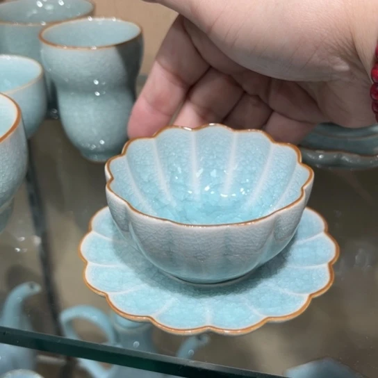 瓷片陶瓷茶具汝瓷茶具