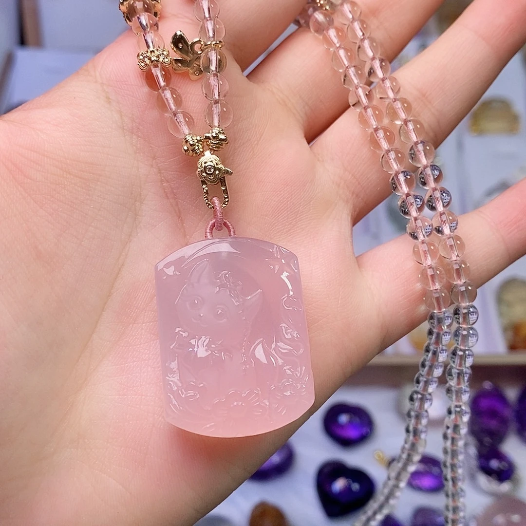 未镶嵌吊坠(赠链)水晶