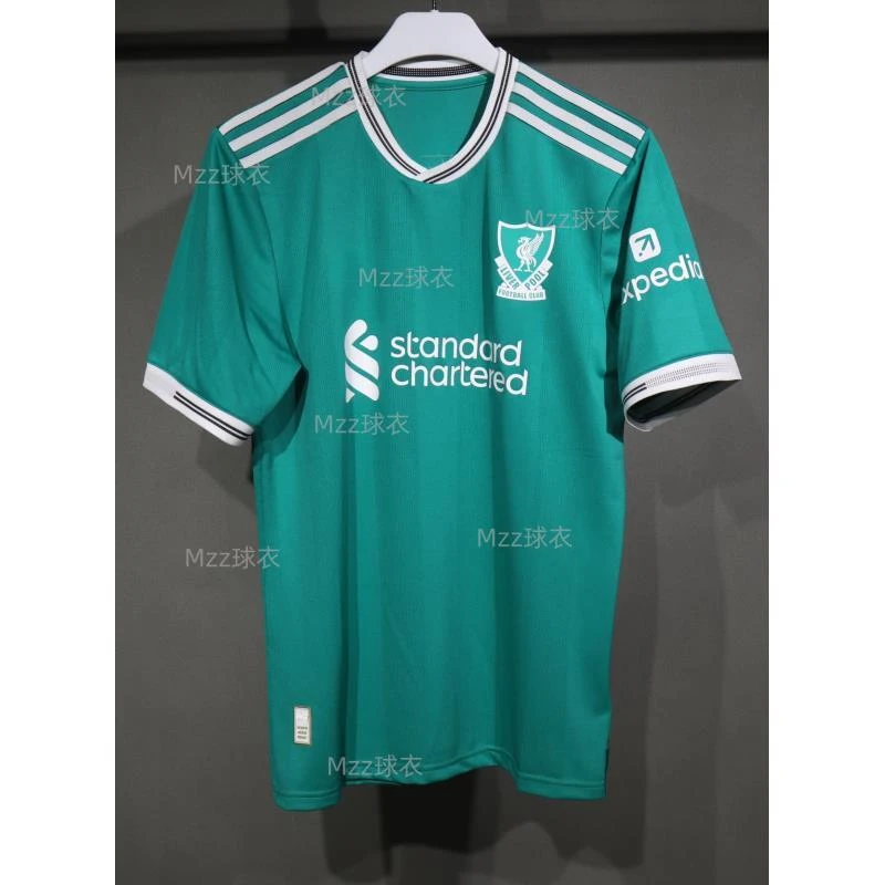 25/26利物浦第二客场短袖球员版足球服速干运动服