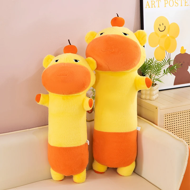 可爱水豚噜噜毛绒玩偶抱枕公仔可夹腿睡觉床头腰靠陪睡送生日礼物