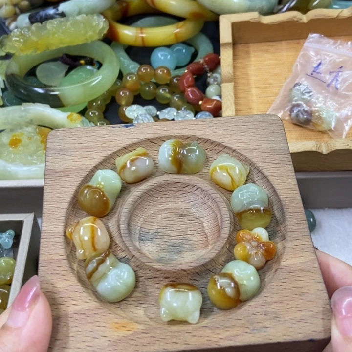 蛇纹石玉配件未镶嵌C****1