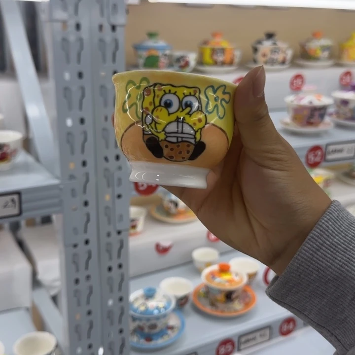 高温釉下彩纯手工手绘