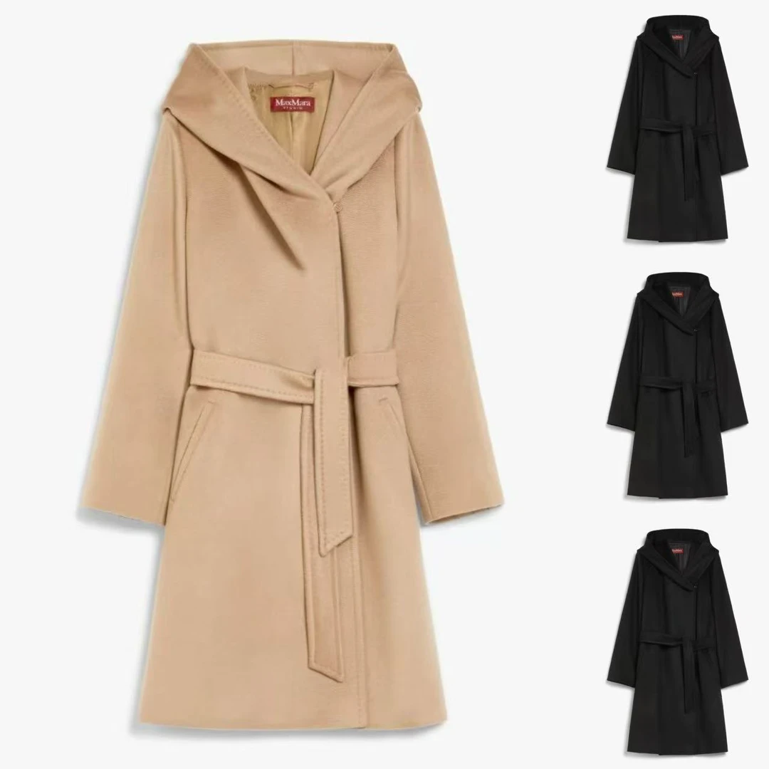 未使用 MaxMara STUDIO 25秋冬新款 NEWMANG 羊毛大衣外套