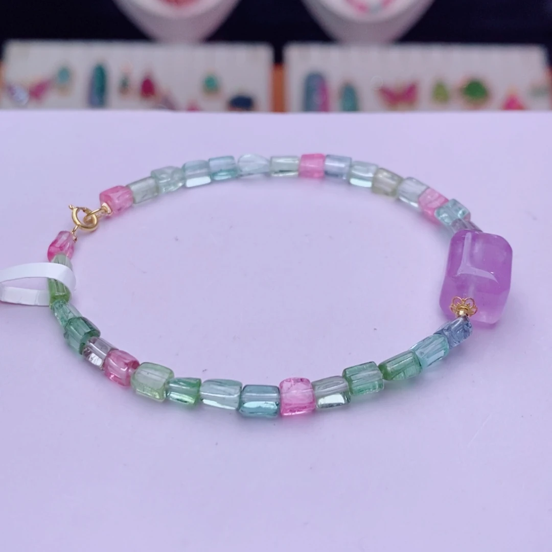 未镶嵌手链碧玺碧玺