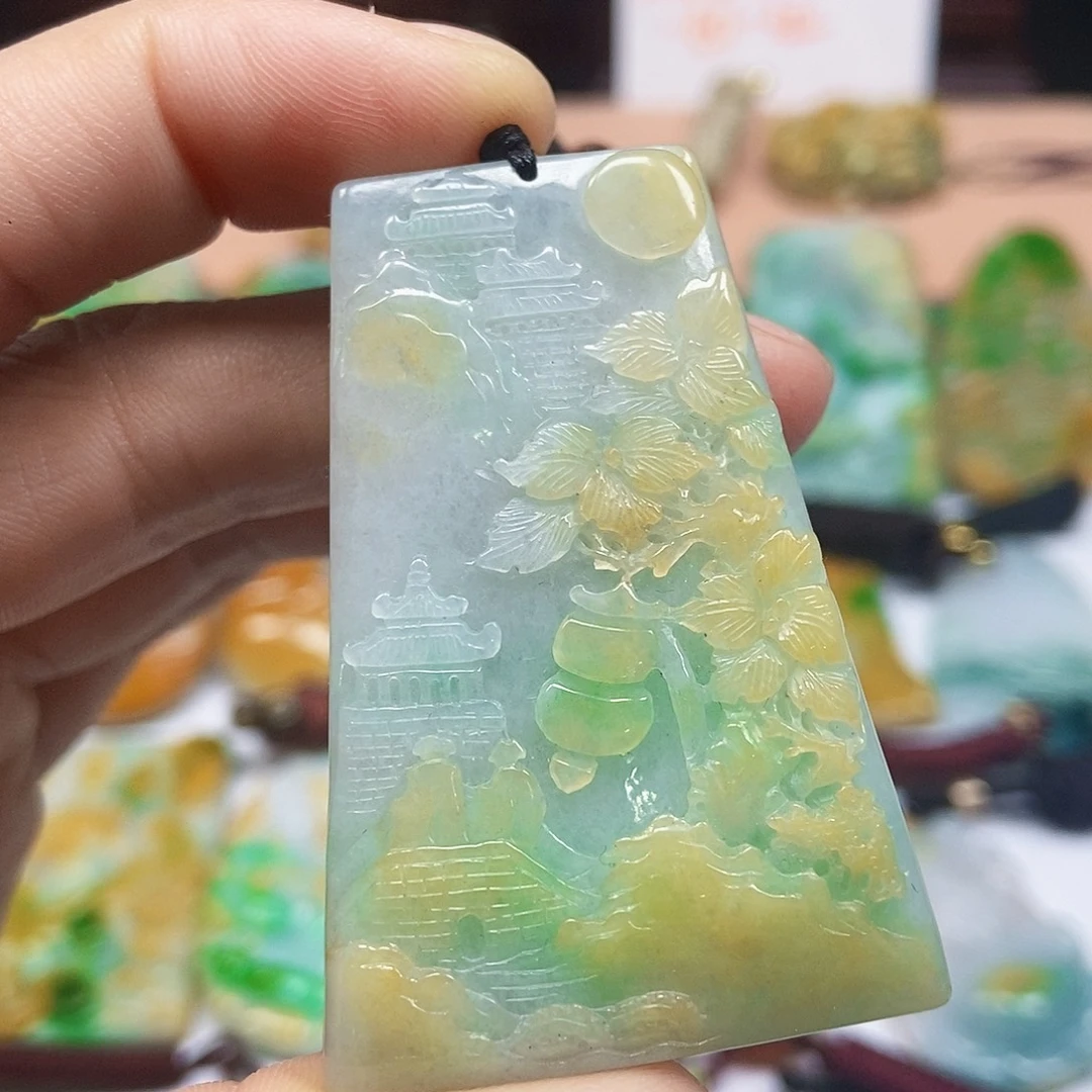 定制翡翠未镶嵌翡翠A货一物一证