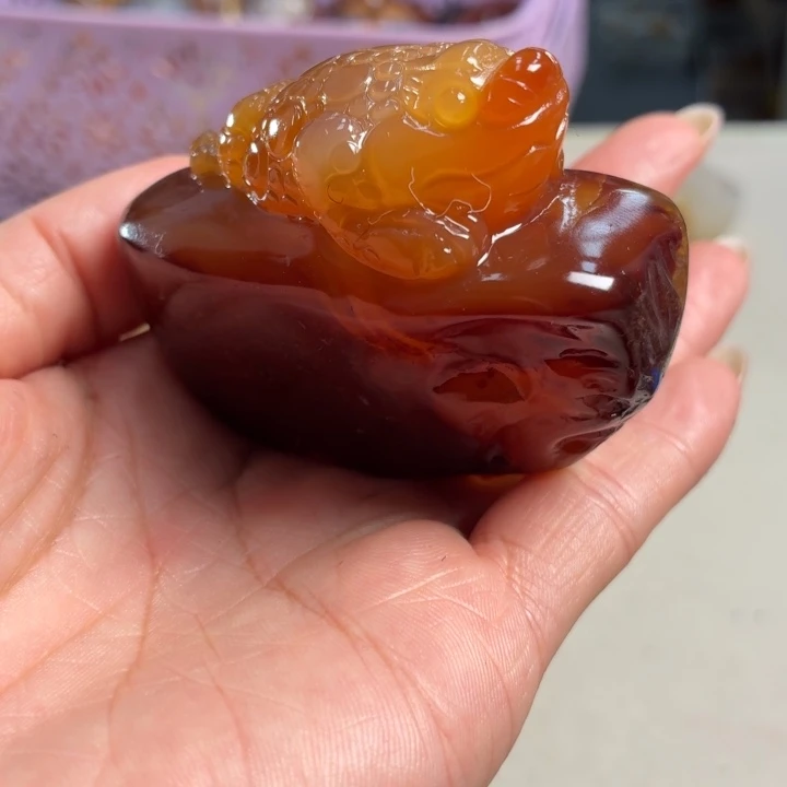 玛瑙/玉髓未镶嵌吊坠(不含链)