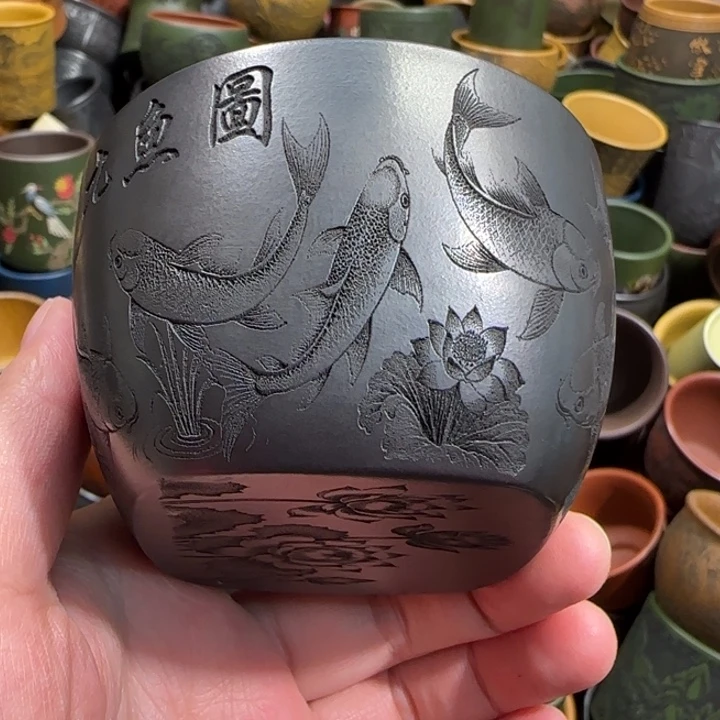 茶杯紫砂全手工紫砂