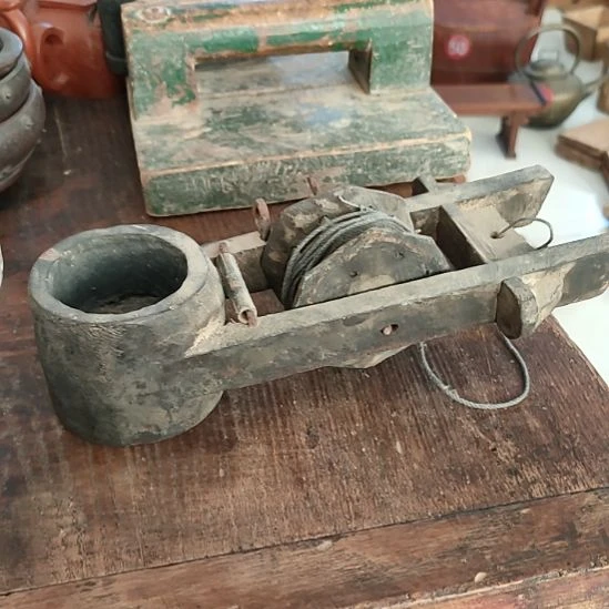 红***你民俗老物件，老墨斗