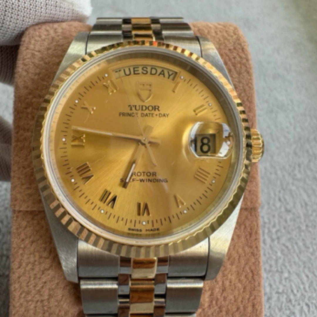 95新 TUDOR/帝舵 95新/帝舵王子/表经36mm/单表/间18k黄金