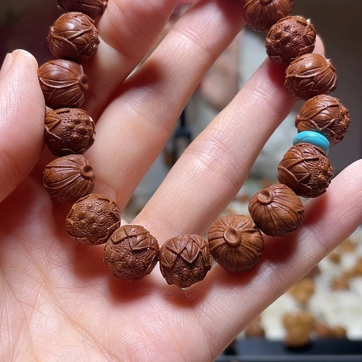 手串/手链橄榄核龙纹桃核 莲蓬