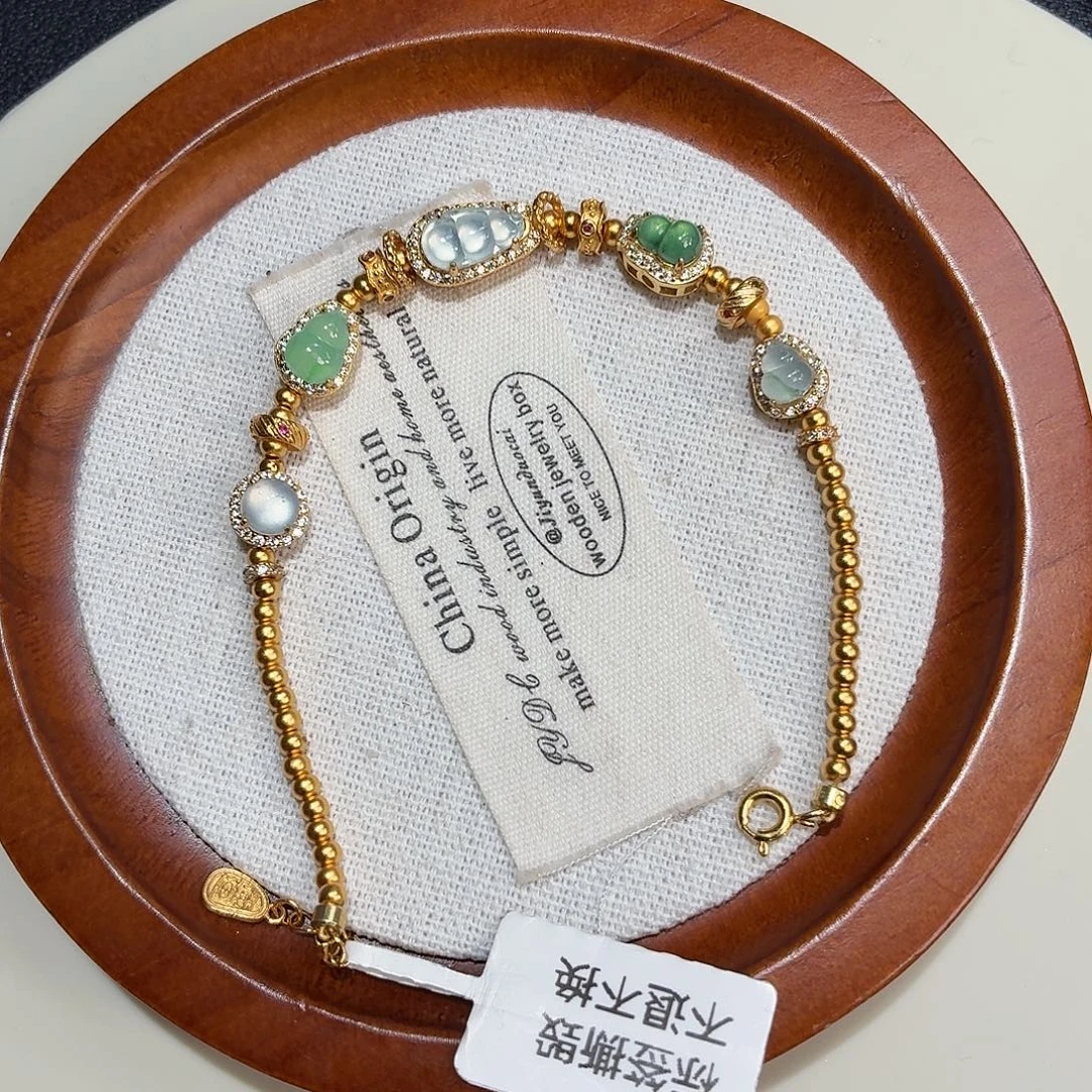 翡翠银S925镶嵌吊坠(不含链)