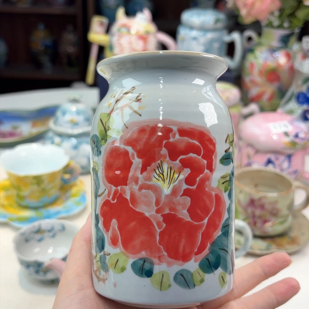 景德镇手绘高温釉下彩陶瓷茶具