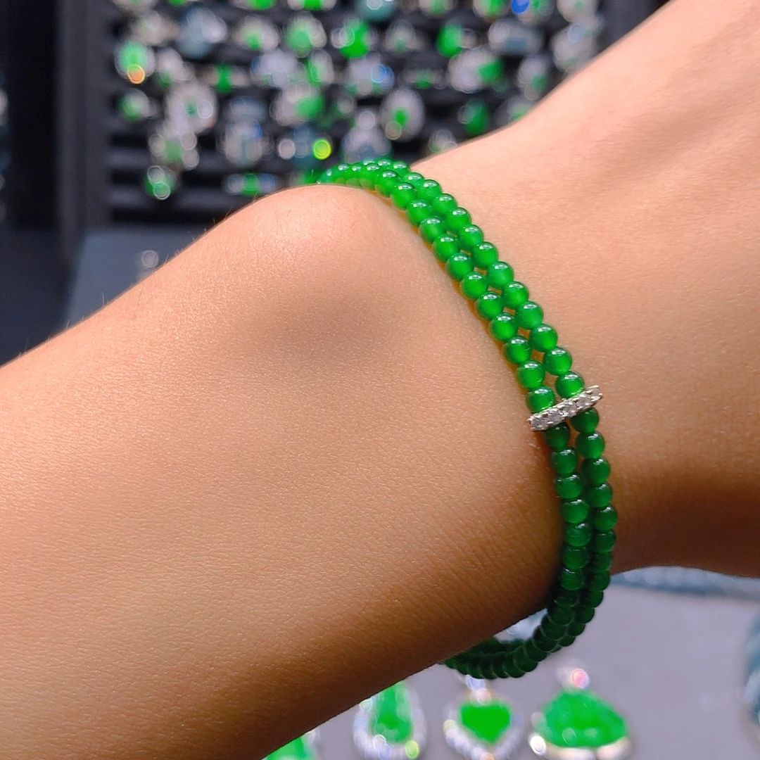 翡翠戒指未镶嵌天然翡翠