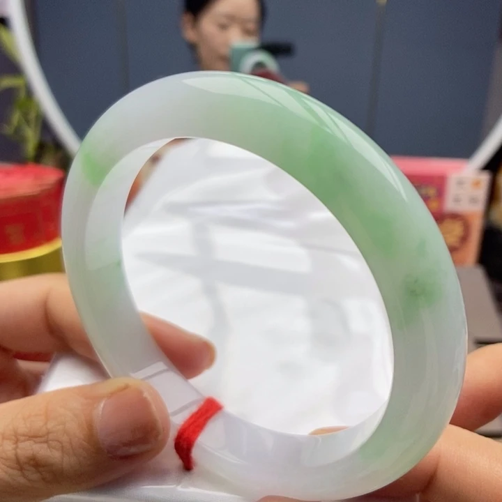 翡翠手镯未镶嵌手镯A54.6