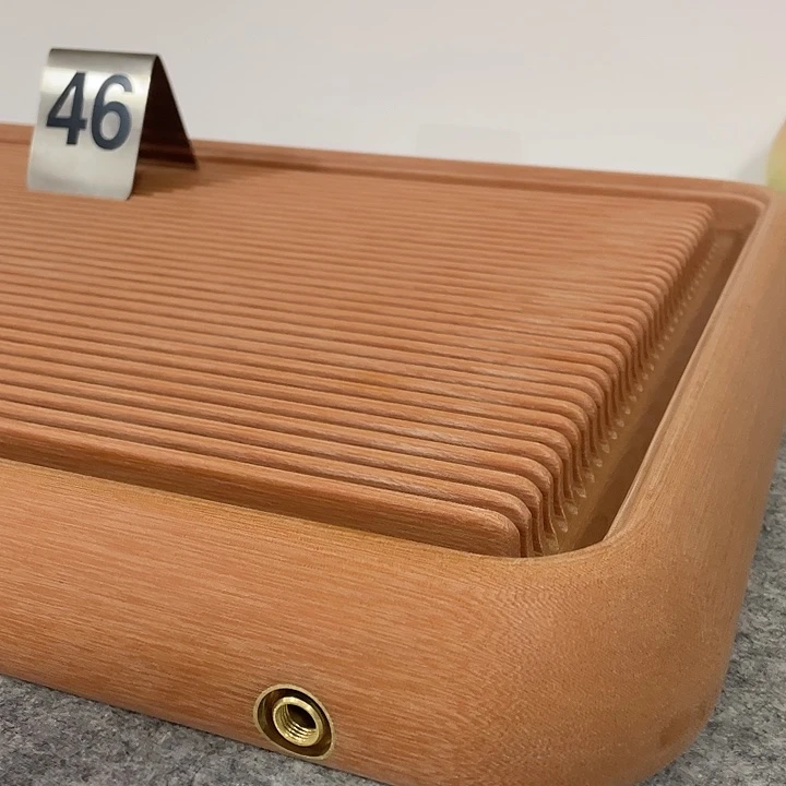 【闪购商品】M**祝电木茶盘橙金80/40/5素盘