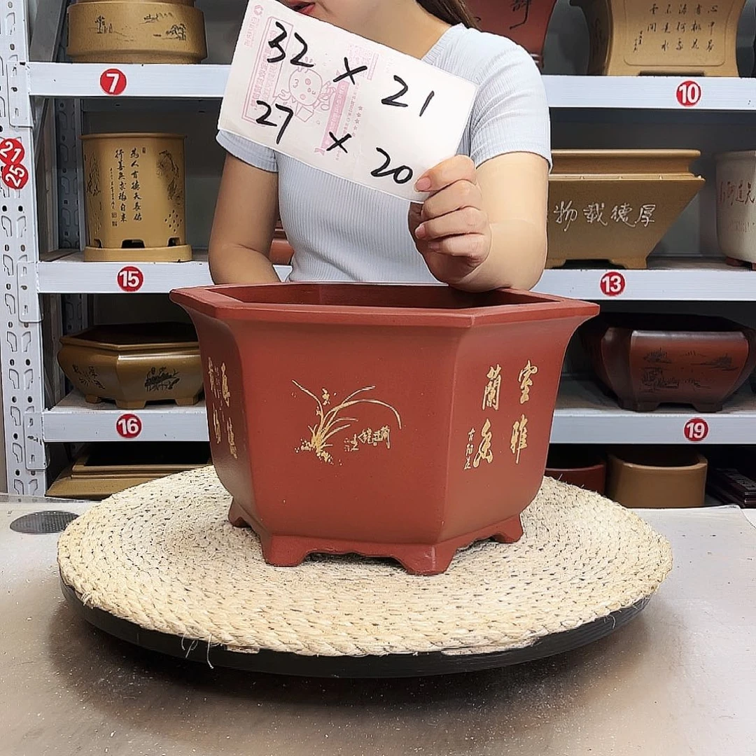 花盆紫砂紫砂花盆