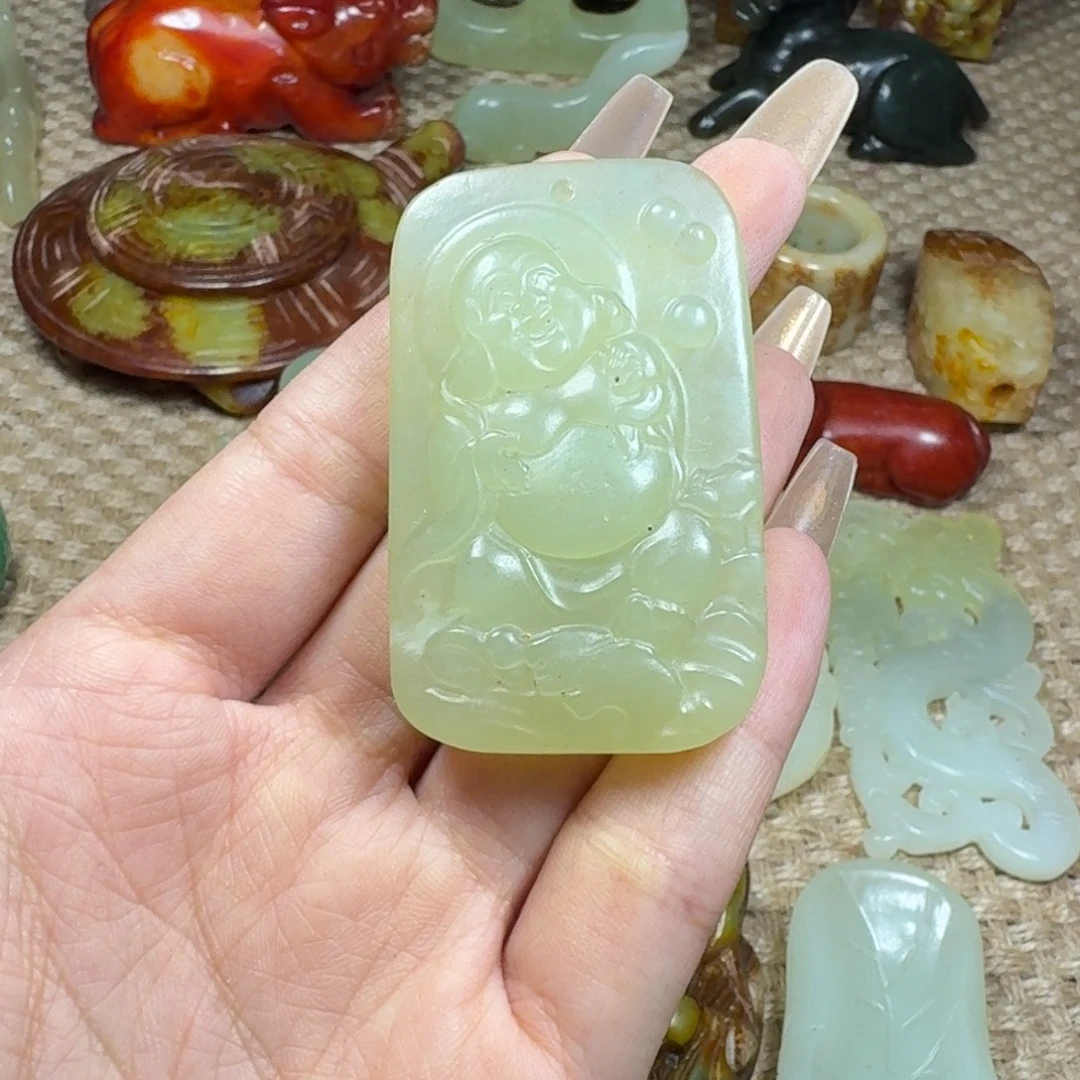吊坠白玉菩提挂件