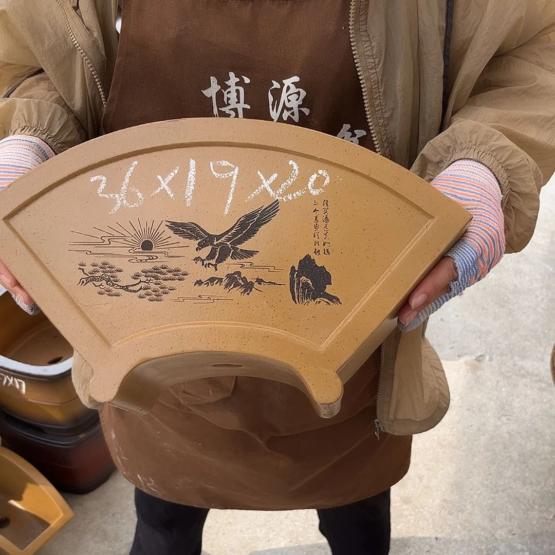 紫砂花盆盆景艺术