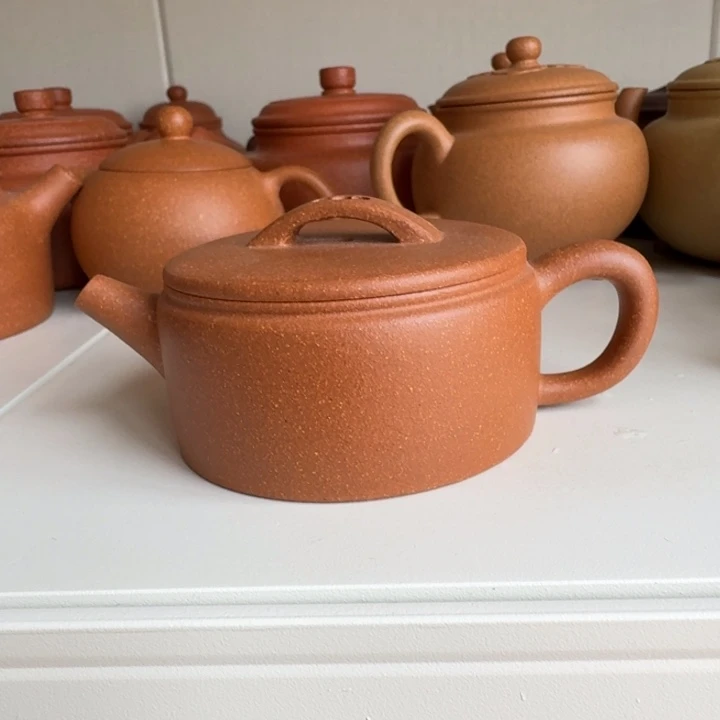 茶杯紫砂将坡汉瓦微晃盖100cc