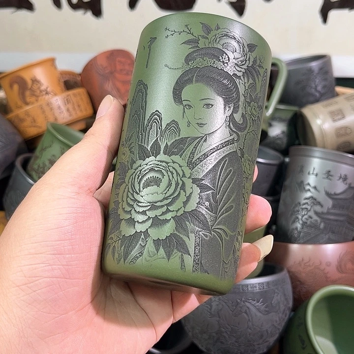茶杯紫砂全手工紫砂主人杯