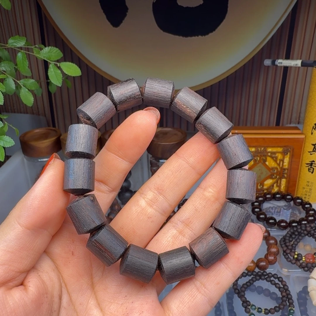 香榧木降真香1512桶珠一条浓香一条