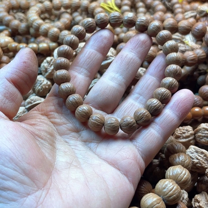 泥***嚎猴头核桃手串1.07 1.08同尺小南瓜