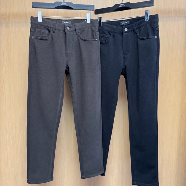 【加厚休闲裤】6562男士条绒休闲净版百搭纯色保暖长裤