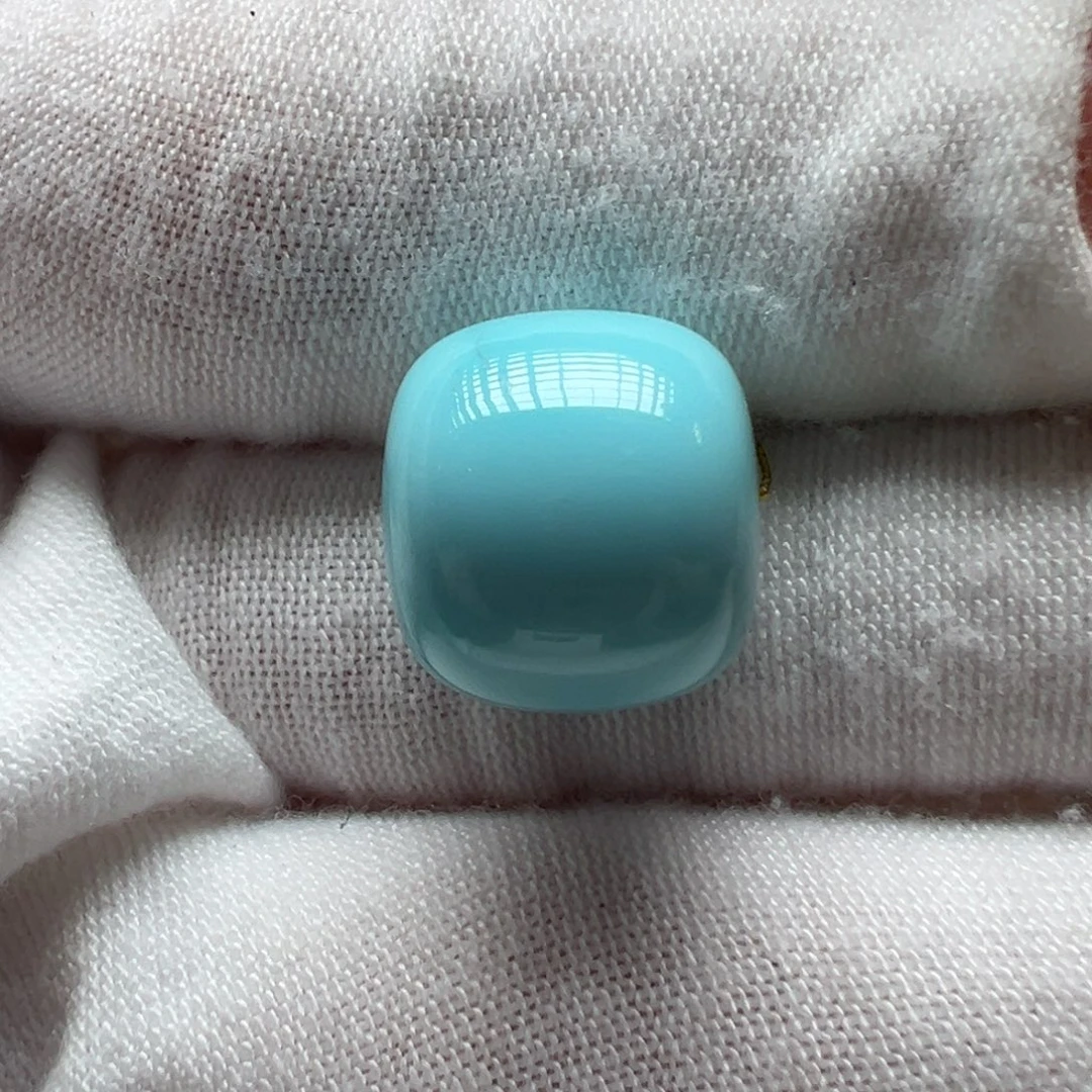 绿松石未镶嵌配饰13.4*12.1mm