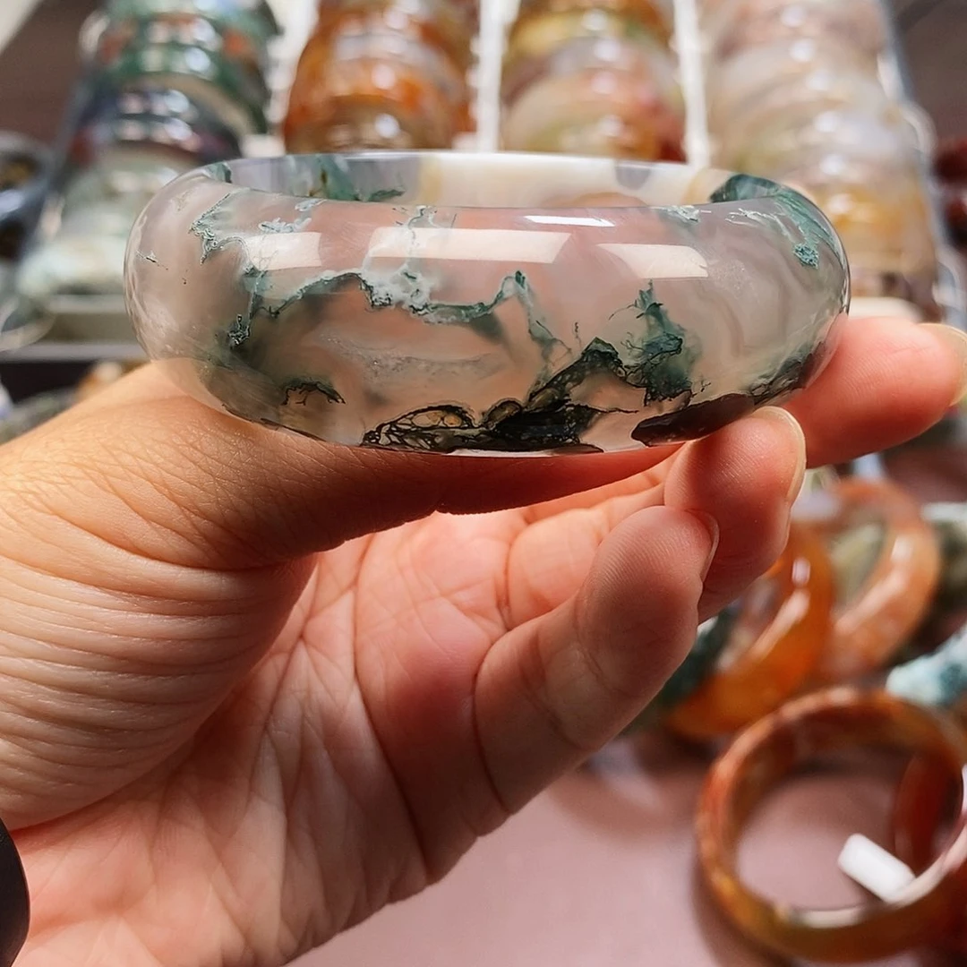 玛瑙/玉髓手镯未镶嵌小*猫