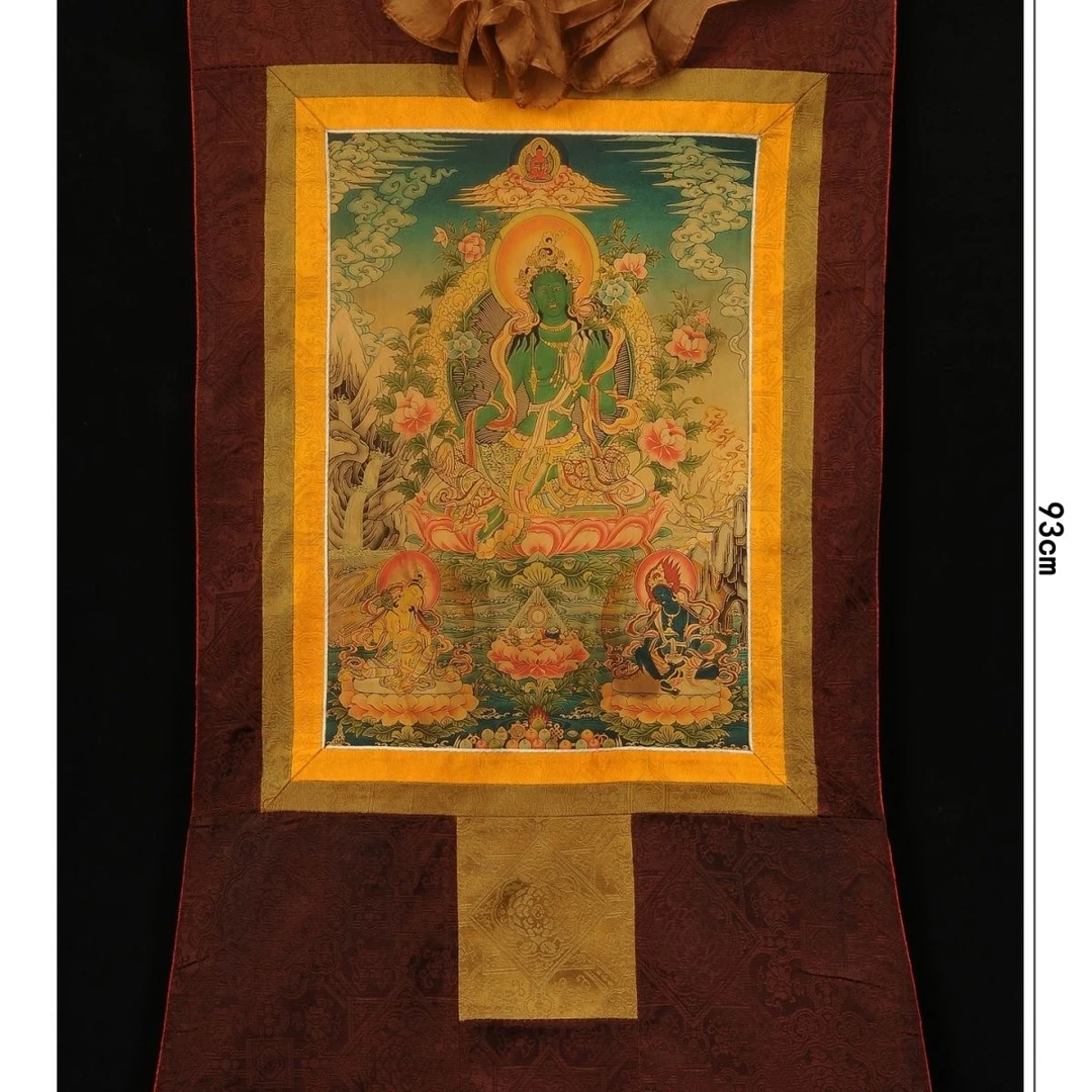 藏传唐卡挂画佛堂装饰画客厅中堂壁画喜马拉雅文化