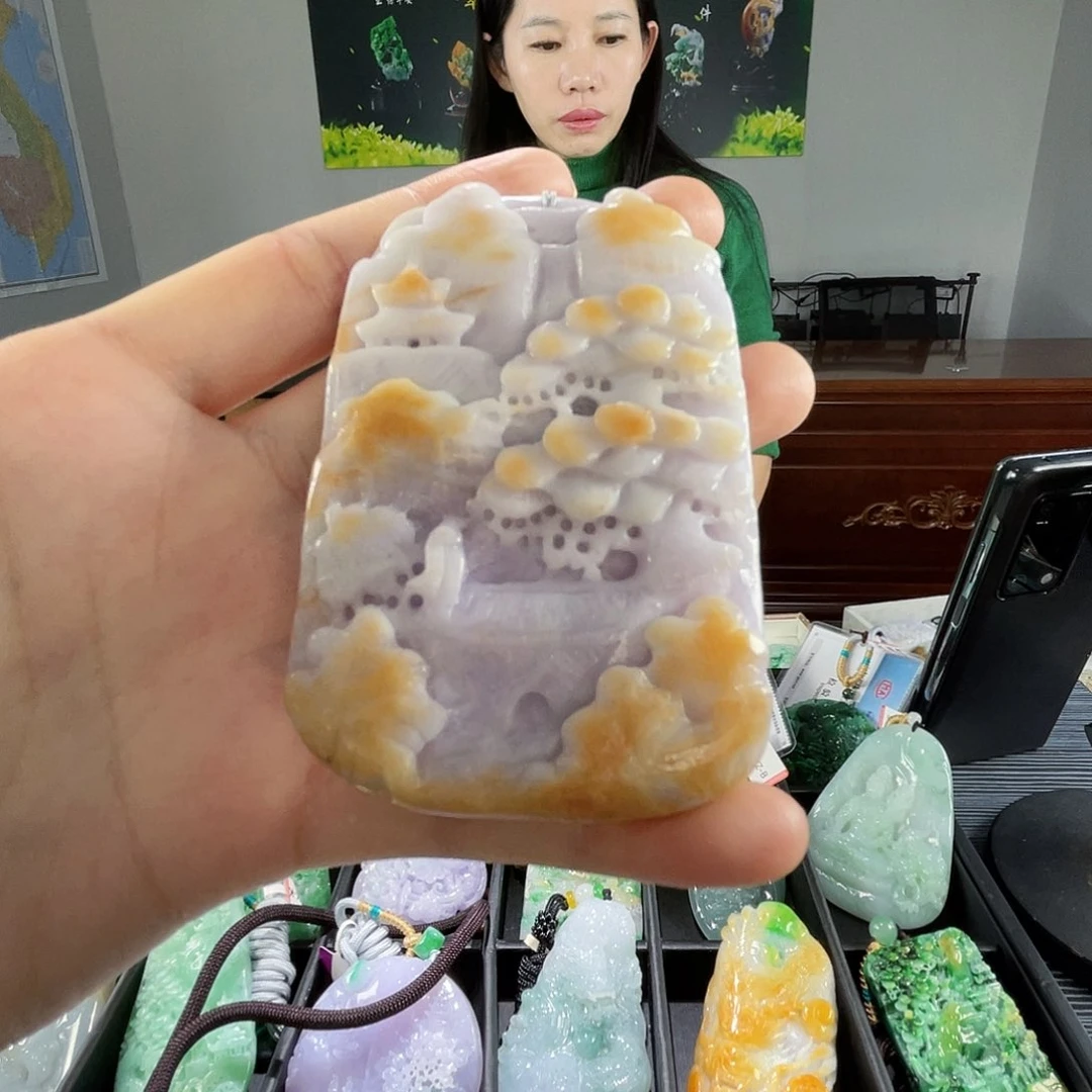 颈饰未镶嵌翡翠翡翠