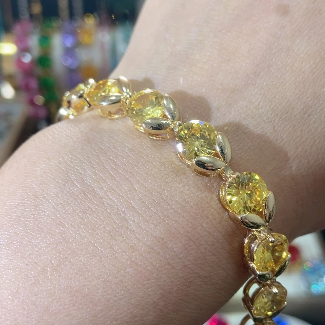 66锆石（处理）手链