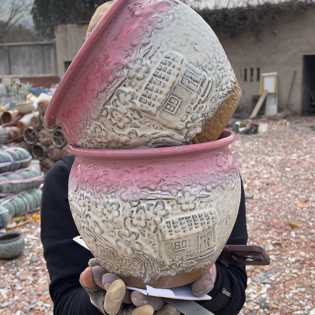 紫砂花盆王嫂花盆直播0310-红房子