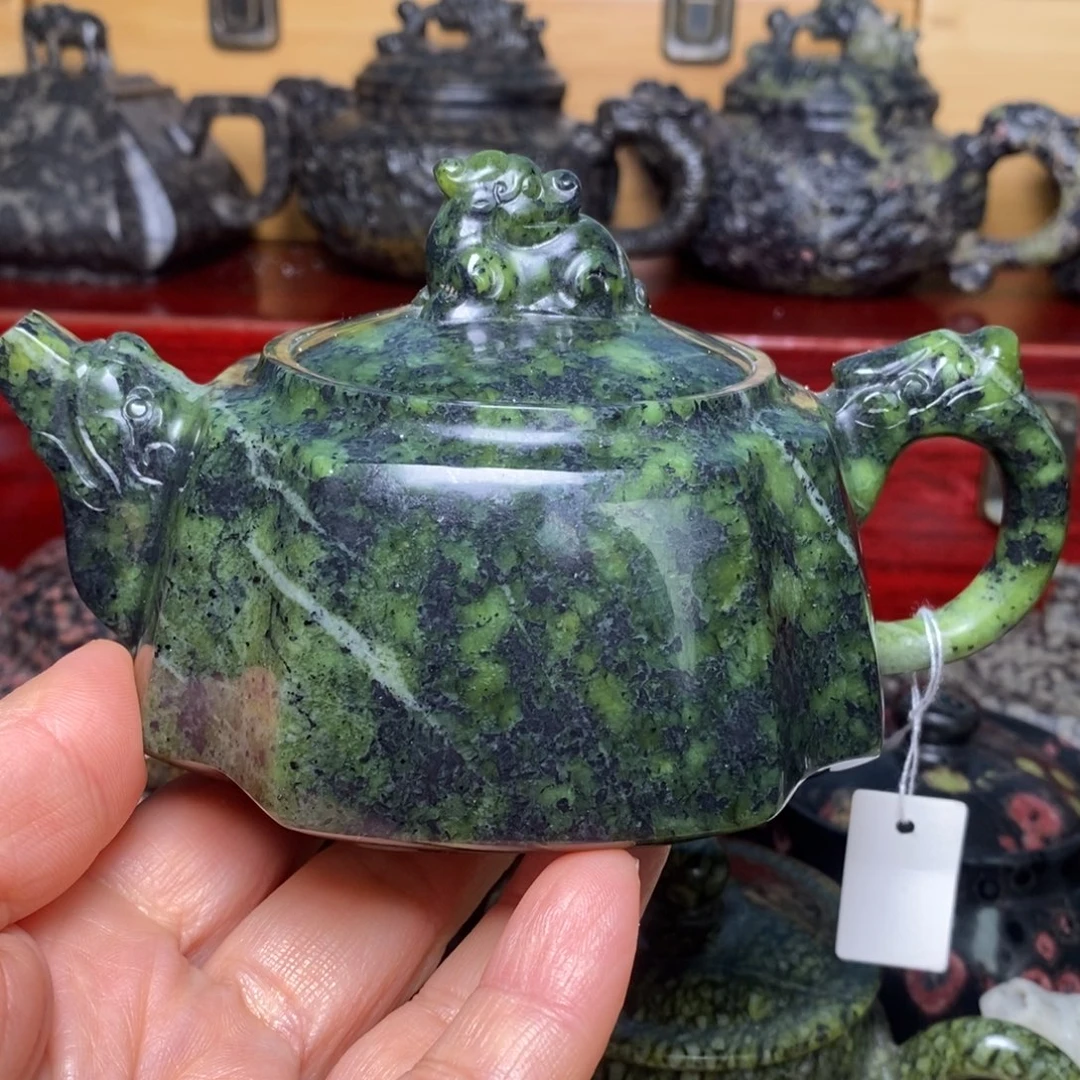 藏玉药王石龙尊壶240cc