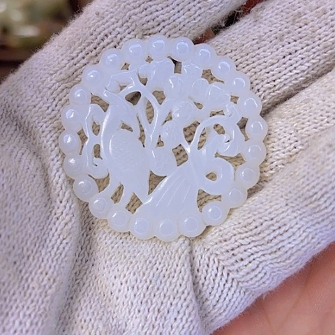 和田玉（白玉）挂件未镶嵌