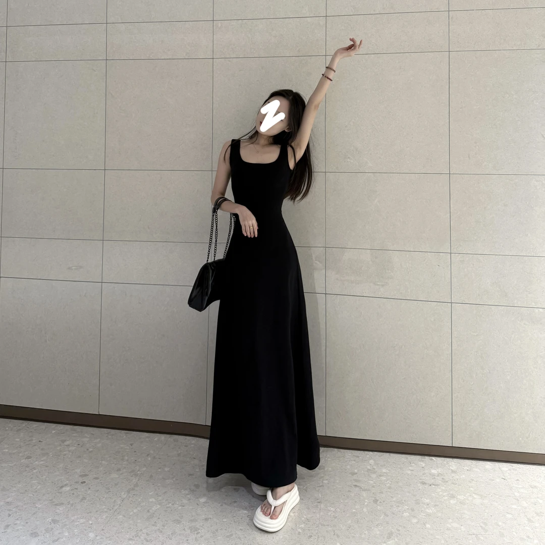 夏季法式收腰气质恋夏风后妈裙2025新款爆款洋气连衣裙