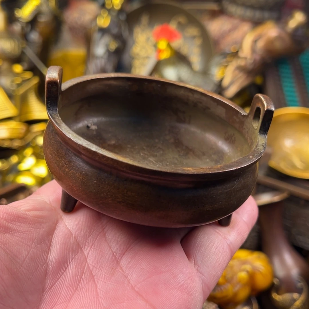 茶壶香炉铜器摆件