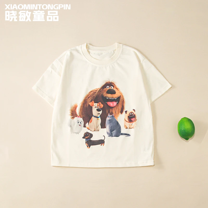 爱宠大作战印花T恤3C4178