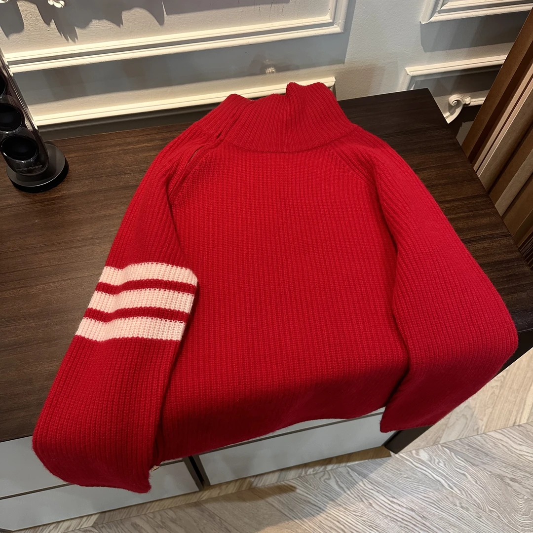 YTTRIUM LIN[拉链领高领]针织衫时尚时尚百搭（不能机洗）33872