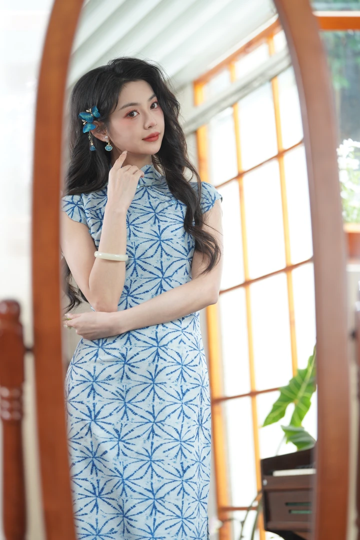 【拾光】上上签 夏季新中式复古旗袍2025新款日常气质国风显瘦旗袍