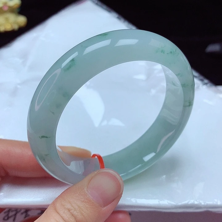 未镶嵌手镯翡翠54圈口！强推