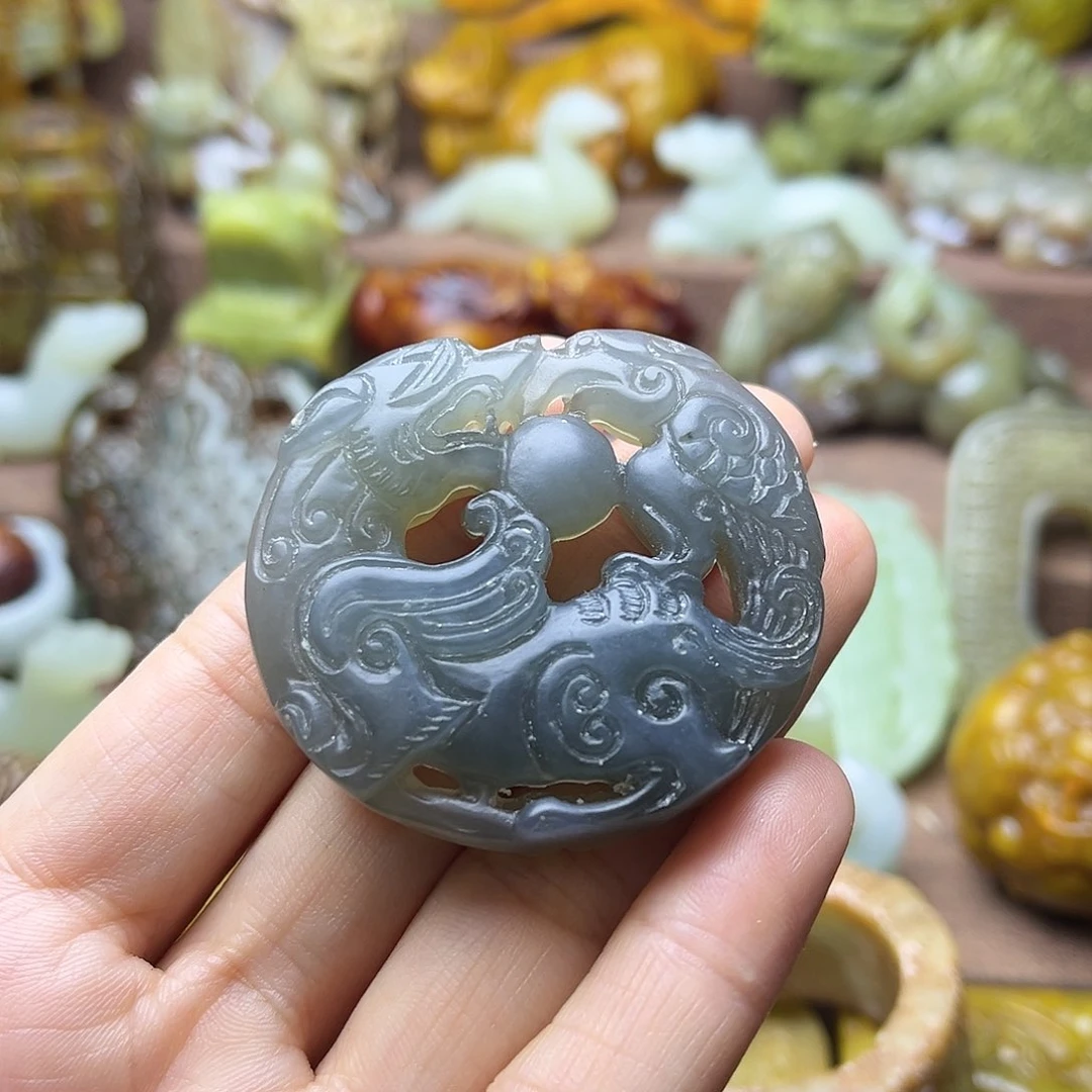 白玉菩提吊坠131。。