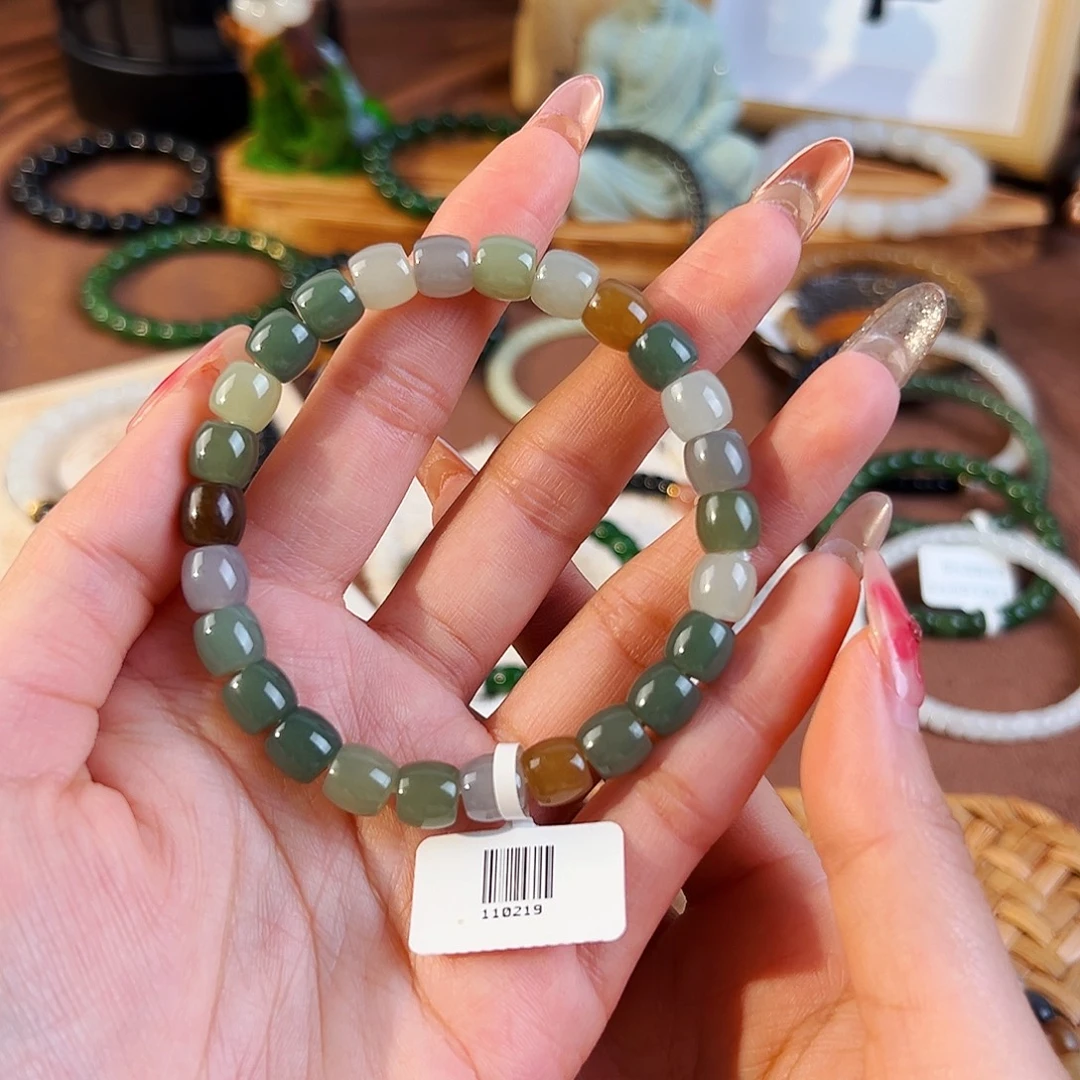 和田玉未镶嵌手链