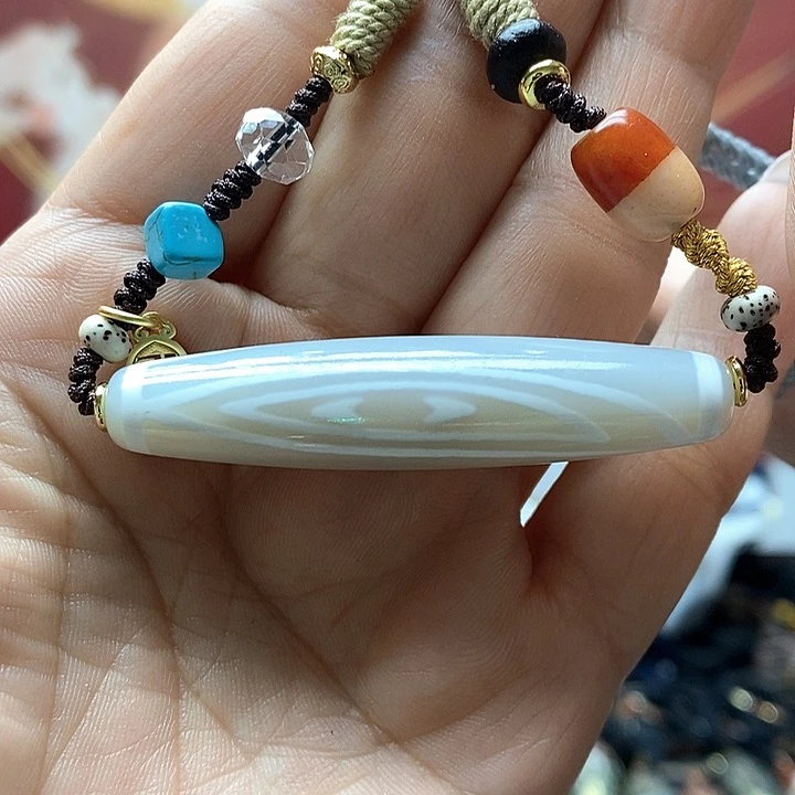 玛瑙/玉髓颈饰合金