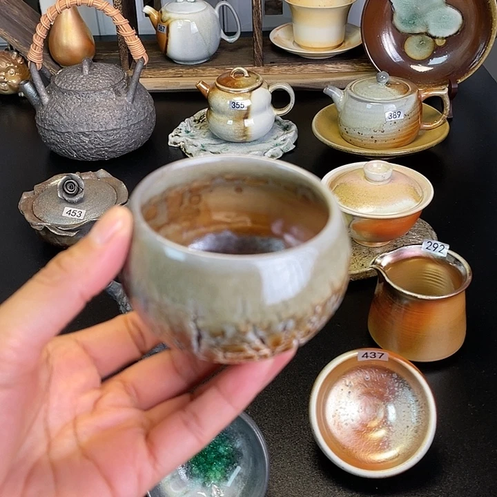 燃薪柴烧茶器主人杯