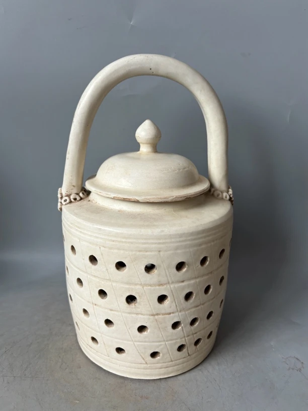 手工制作陶瓷摆件家用复古大号创意手捏全手工纯手工白瓷工艺品