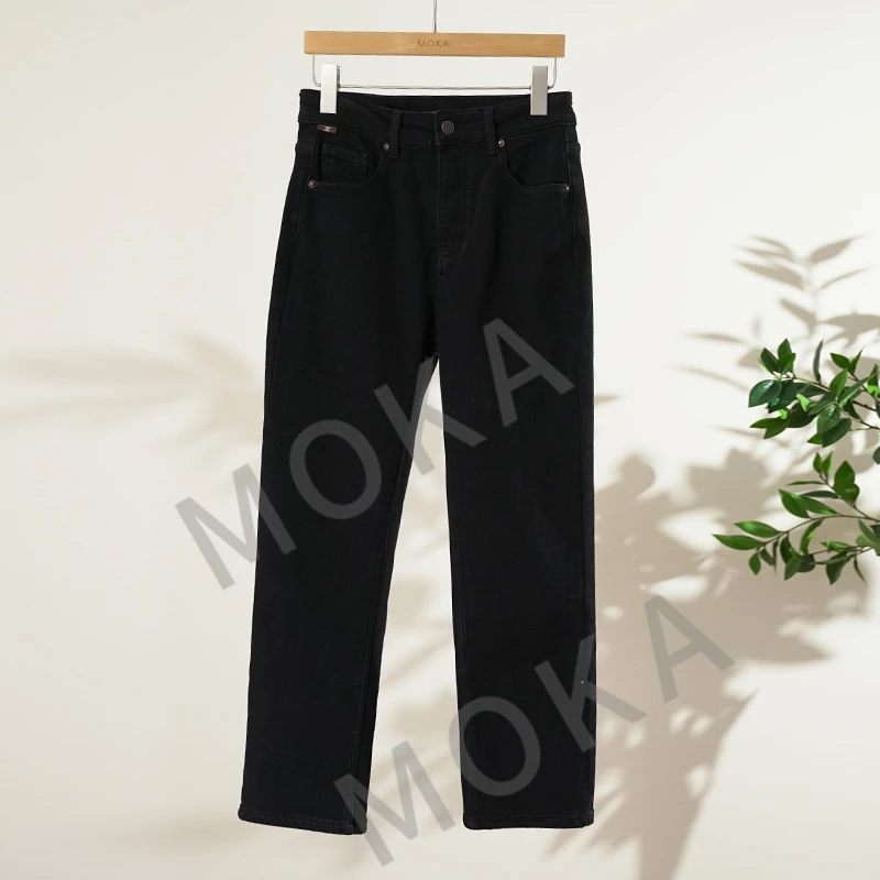 法国订单CL经典直筒保暖加绒女士小脚牛仔裤（241690）2357