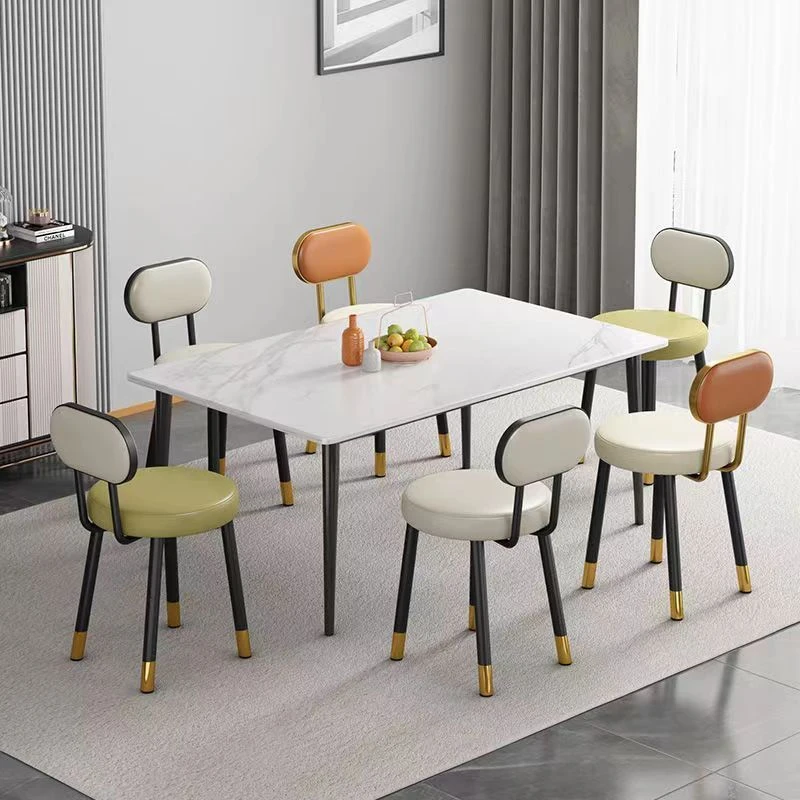 北欧家用化妆椅餐椅现代简约卧室梳妆凳靠背椅凳子轻奢餐厅出租