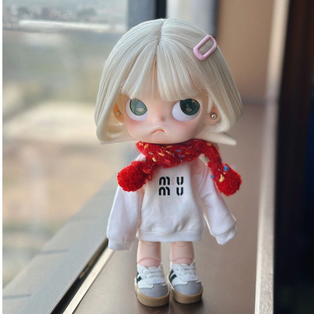 zsiga可动人偶1/8向往之处bjd玩偶娃衣嘎子姐衣服印花卫衣穿搭