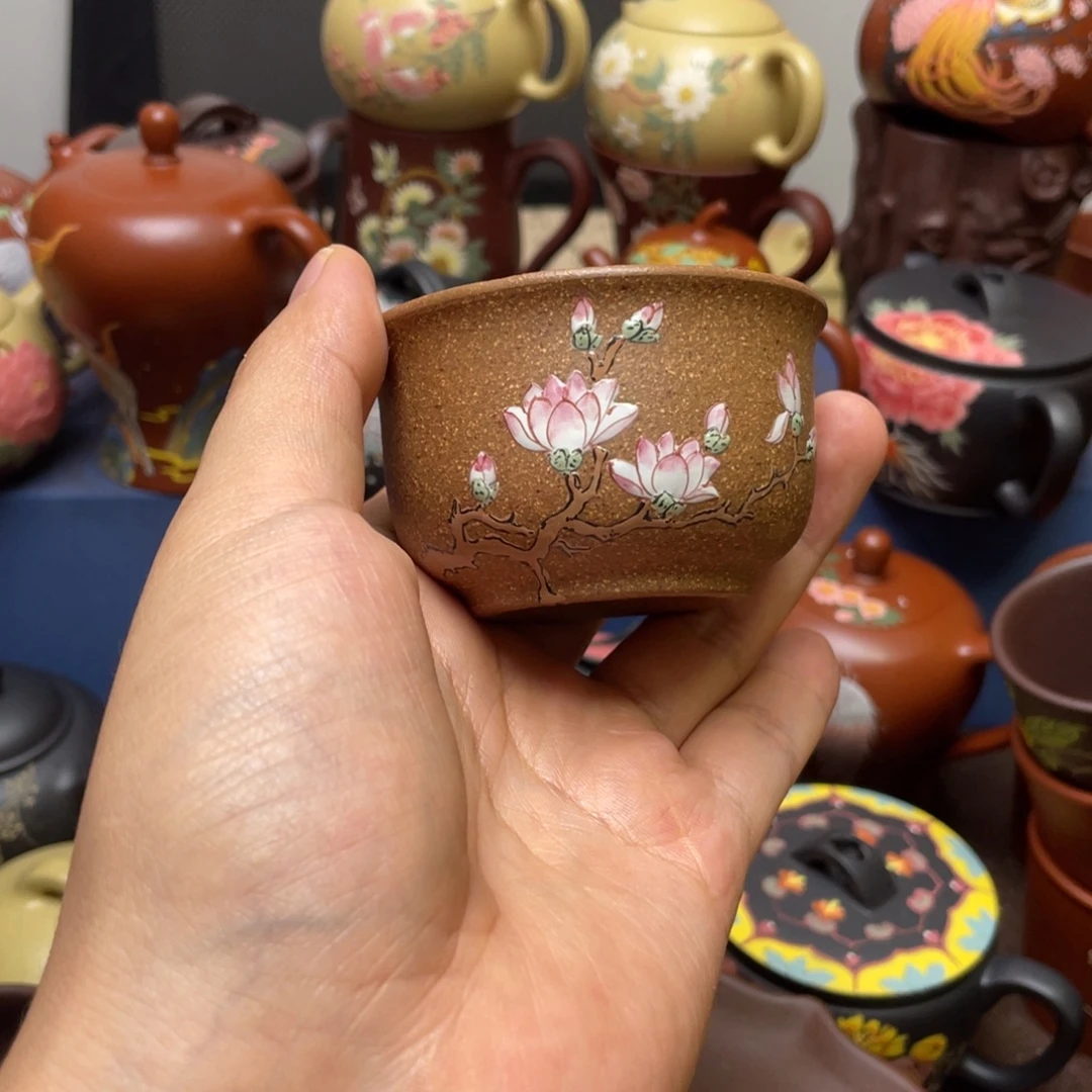 茶杯紫砂紫砂主人杯100cc